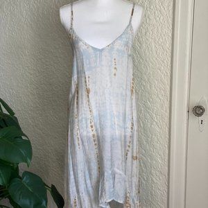 LACAUSA tie-dye silk dress